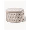 Westwing Collection Pouf contenitore XL in velluto Chiara