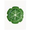 Bordallo Pinheiro Set di 2 piatti da portata dipinti a mano Cabbage - Verde