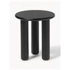 Westwing Collection Tavolino rotondo in legno di quercia Didi