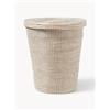 Westwing Collection Cesto in fibra naturale con coperchio Aleya
