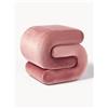 Westwing Collection Pouf imbottito in velluto Merle