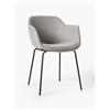 Westwing Collection Sedia con braccioli con seduta stretta Fiji