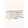 Westwing Collection Panca imbottita in velluto Alto -
