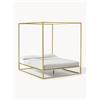 Westwing Collection Letto a baldacchino in metallo Belle