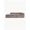 Westwing Collection Chaise longue componibile in velluto a coste Lennon