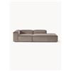 Westwing Collection Chaise longue componibile in velluto a coste Lennon