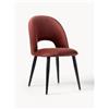 Westwing Collection Sedia imbottita in velluto Rachel