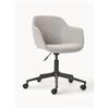 Westwing Collection Sedia da scrivania imbottita con seduta stretta Fiji