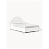Westwing Collection Letto imbottito in teddy con contenitore Ebba