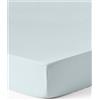 Westwing Collection Lenzuolo con angoli topper in raso di cotone Comfort -