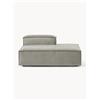 Westwing Collection Modulo-Chaise lounge in velluto a coste Lennon