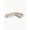 Westwing Collection Divano angolare XL in velluto a coste Melva - Beige