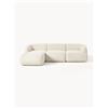 Westwing Collection Divano angolare componibile 3 posti in teddy Sofia