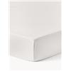 Westwing Collection Lenzuolo con angoli topper in raso di cotone Premium -