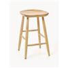 Westwing Collection Sgabello alto in legno di mango Nino