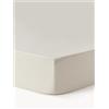 Westwing Collection Lenzuolo con angoli topper in cotone percalle Elsie