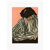 Poster and Frame Poster Serene Stripes by Hanna Peterson x The Poster Club -