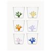 ICHENDORF Set 6 bicchieri acqua fatti a mano Coral Reef