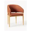 Westwing Collection Sedia con braccioli Nemo