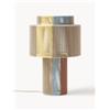 Westwing Collection Lampada da tavolo con fili di lino Lace