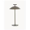 Kartell Lampada da tavolo portatile a LED con luce regolabile Mini Geen-A - Grigio