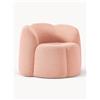 Westwing Collection Poltrona lounge in bouclé Fleur -