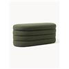 Westwing Collection Panca imbottita in bouclé con vano contenitore Alto -