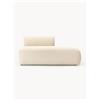 Westwing Collection Chaise longue componibile in tessuto bouclé Sofia