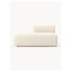 Westwing Collection Chaise longue componibile in tessuto bouclé Sofia