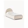 Westwing Collection Letto singolo in teddy con contenitore Ebba
