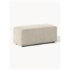 Westwing Collection Poggiapiedi in velluto a coste Melva, larg. 99 x prof. 42 cm -