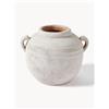 Westwing Collection Vaso da terra con finitura sabbiata Leana, alt. 32 cm