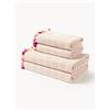 Westwing Collection Set di asciugamani in velluto con frange decorative Tallulah, varie misure