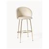 Westwing Collection Sedia da bar in velluto Luisa -