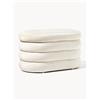 Westwing Collection Panca piccola imbottita in velluto con vano contenitore Alto