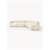 Westwing Collection Divano angolare componibile 4 posti in teddy Sofia