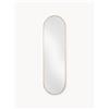 Westwing Collection Specchio a figura intera ovale con cornice in legno di quercia Avery