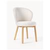 Westwing Collection Sedia imbottita in teddy Serena