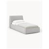 Westwing Collection Letto singolo con contenitore Cloud - Grigio