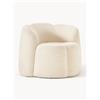 Westwing Collection Poltrona lounge in bouclé Fleur -
