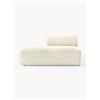 Westwing Collection Chaise longue componibile in tessuto bouclé Sofia