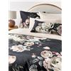 Westwing Collection Copripiumino in raso di cotone Blossom
