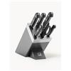 ZWILLING Ceppo portacoltelli autoaffilante con 5 coltelli e 1 paio di forbici Gourmet