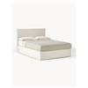 Westwing Collection Letto boxspring bianco a molle Eliza - Bianco