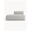 Westwing Collection Chaise longue componibile in bouclé Sofia