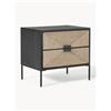 Westwing Collection Comodino in legno di mango con cassetti June