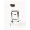 Audo Copenhagen Sedia da bar in metallo e legno Afteroom