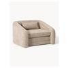 Westwing Collection Poltrona letto in teddy-bouclé Eliot