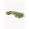 Westwing Collection Divano XL in velluto a coste Melva - Verde