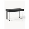 Westwing Collection Scrivania in legno di mango con cassetti Luca
